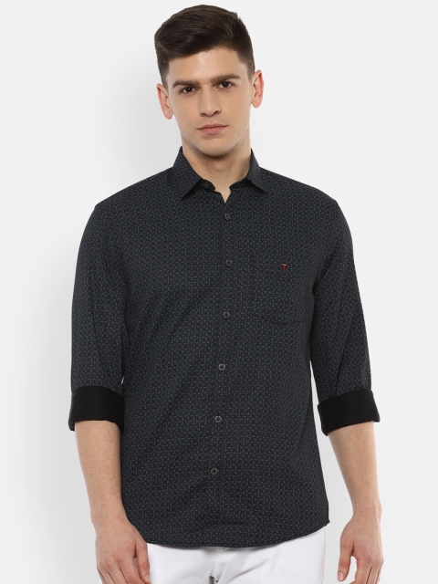 

Louis Philippe Sport Men Black Slim Fit Printed Casual Shirt
