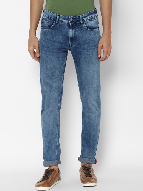 

Allen Solly Men Blue Skinny Fit Mid Rise Light Fade Stretchable Jeans