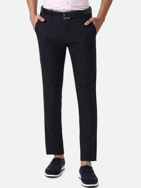 

Louis Philippe Sport Men Navy Blue Slim Fit Trousers