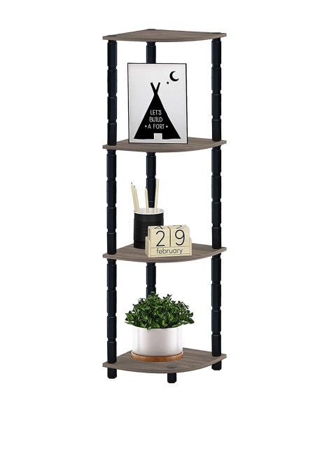 

Tormeti Brown Solid Wooden 4-Tier Corner Rack