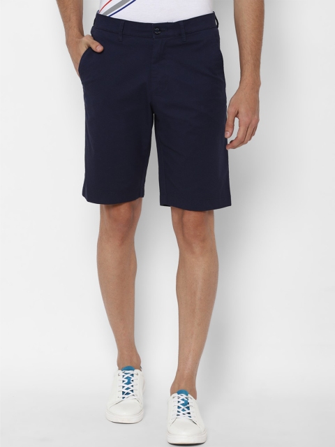 

Allen Solly Men Navy Blue Slim Fit Shorts