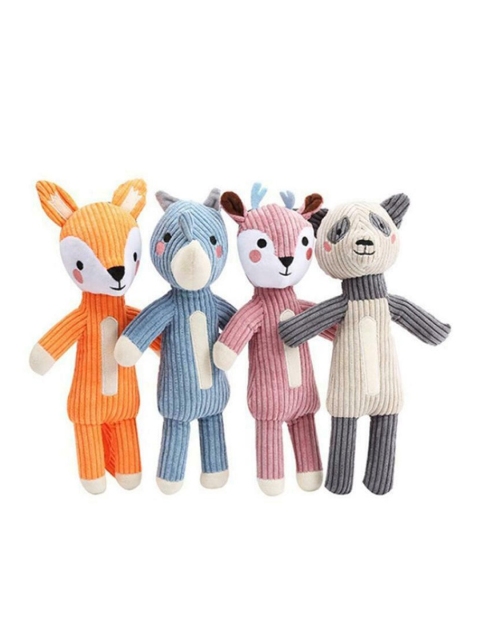 

Emily Pets Set Of 4 Grey & Blue Dog Cat Squeaky Toys