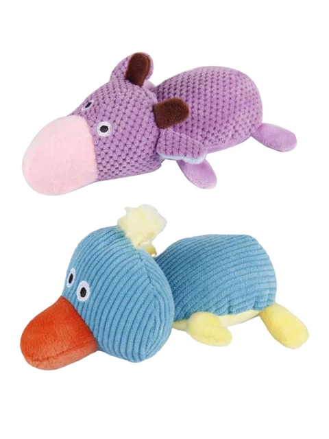

Emily pets Sky Blue Dog & Cat Squeaky Toy