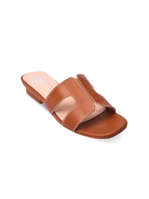 

Pavers England Women Tan Mules Flats