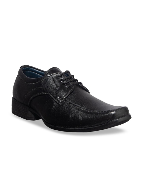 

Khadims Men Black Solid Formal Derbys
