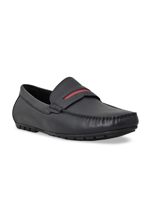 

Cobblerz Men Black Leather Loafers