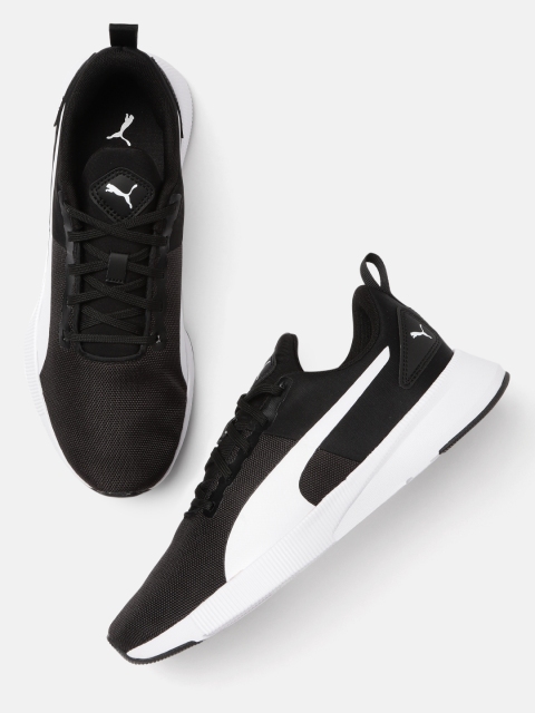 

Puma Unisex Black Flyer Runner Mesh Running Shoes