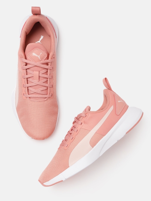 

Puma Unisex Pink Flyer Runner Mesh Running Shoes