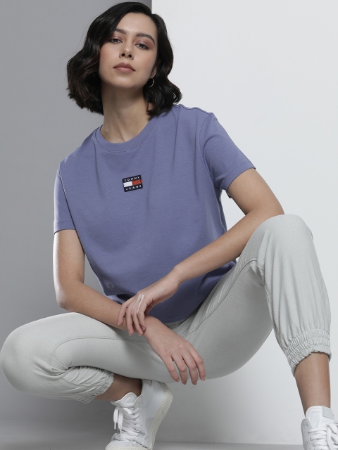 

Tommy Hilfiger Women Lavender T-shirt