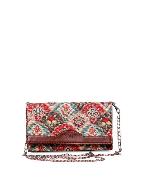 

ZOUK Women Multicoloured Ethnic Motifs Printed Envelope, Multi