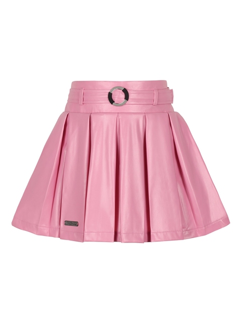 

Hunny Bunny Girls Pink A-Line Box Pleated Skirt