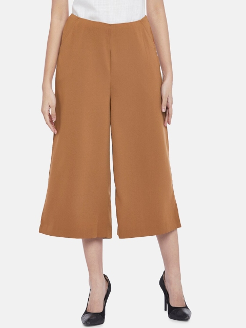 

Annabelle by Pantaloons Women Brown Culottes Trousers