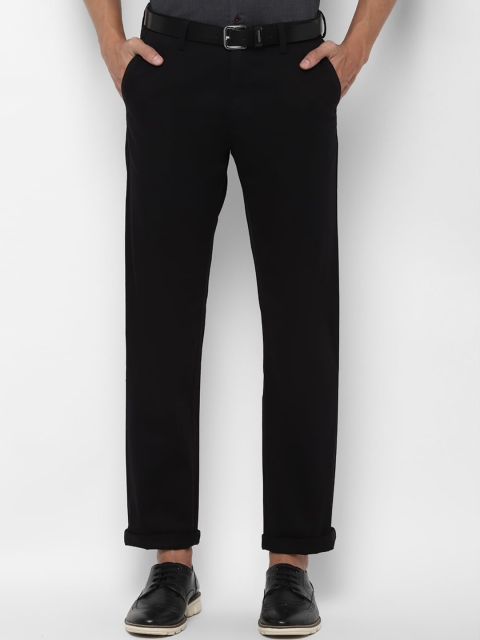 

Allen Solly Men Black Solid Regular Fit Chinos