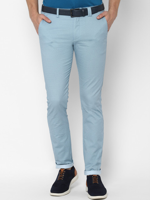 

Allen Solly Men Blue Slim Fit Trousers