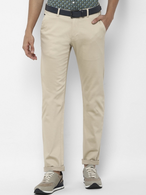 

Allen Solly Men Beige Slim Fit Chinos Trousers