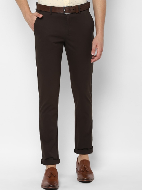 

Allen Solly Men Brown Slim Fit Trousers