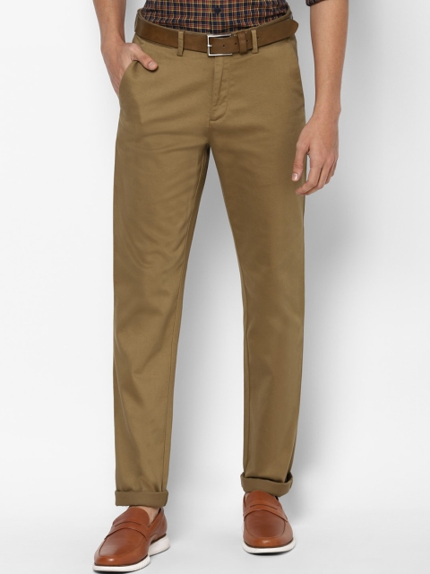 

Allen Solly Men Khaki Trousers