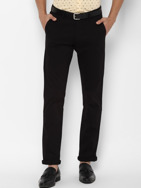 

Allen Solly Men Black Slim Fit Trousers