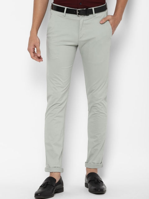 

Allen Solly Men Grey Slim Fit Trousers