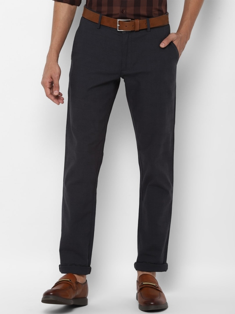 

Allen Solly Men Black Slim Fit Trousers