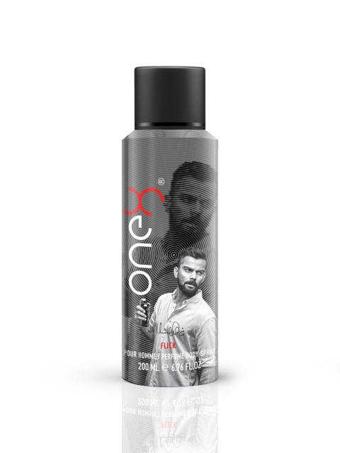 

One8 by Virat Kohli Men Pour Homme Flick Perfume Body Spray 200 ml, Grey
