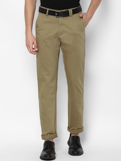 

Allen Solly Men Khaki Trousers