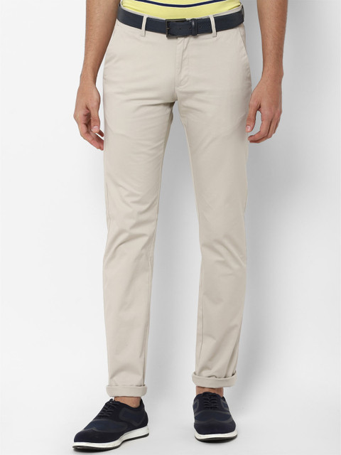 

Allen Solly Men Beige Slim Fit Chinos Trousers