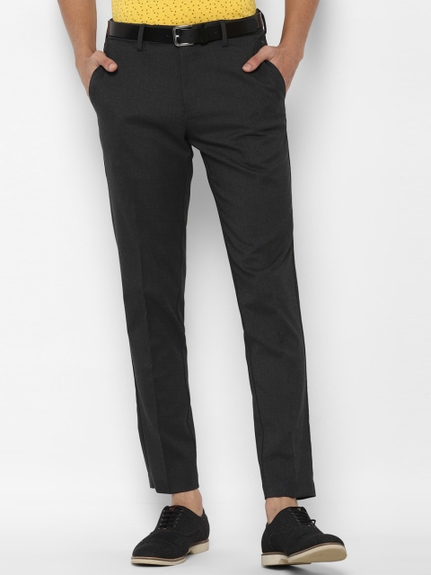 

Allen Solly Men Black Slim Fit Trousers
