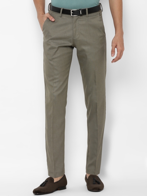 

Allen Solly Men Grey Slim Fit Trousers