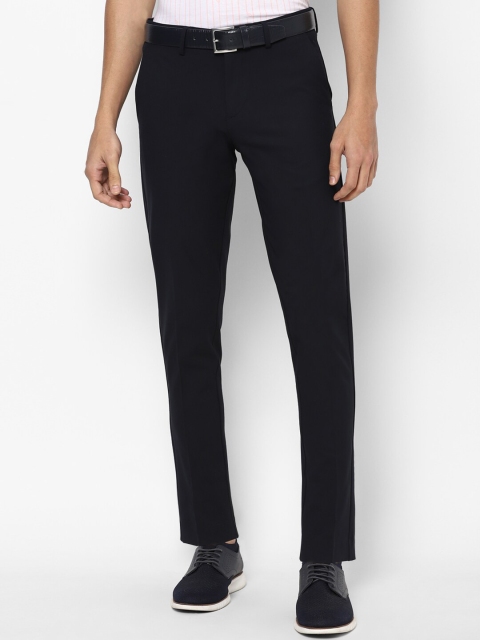 

Allen Solly Men Black Slim Fit Trousers