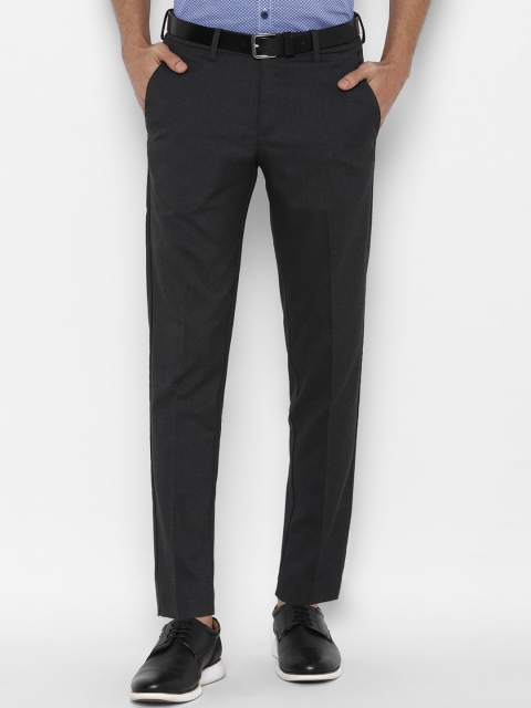 

Allen Solly Men Navy Blue Slim Fit Trousers