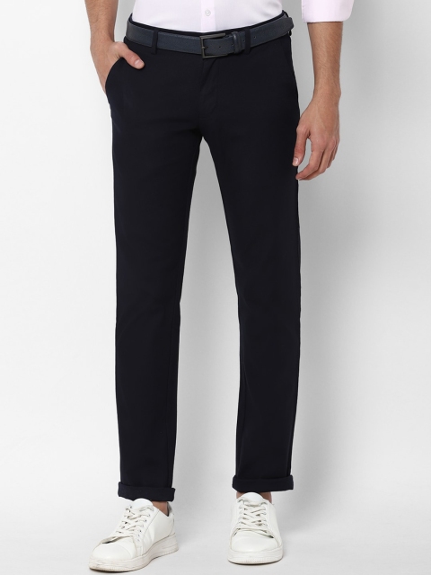 

Allen Solly Men Black Slim Fit Trousers