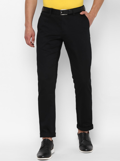 

Allen Solly Men Black Slim Fit Chinos Trousers