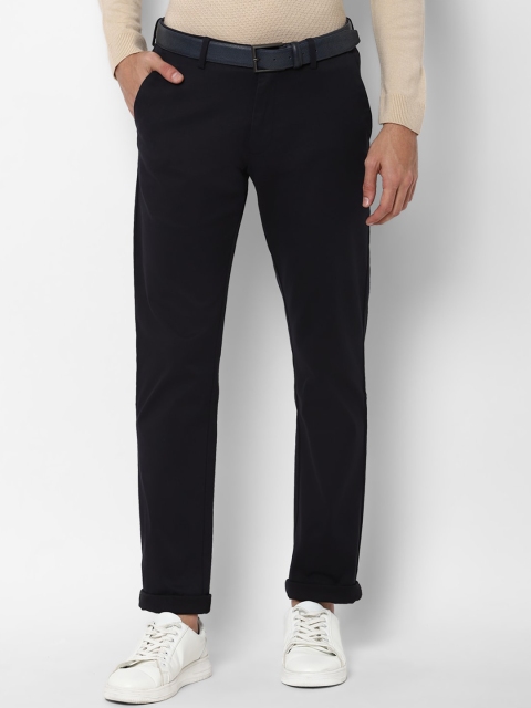

Allen Solly Men Black Slim Fit Trousers