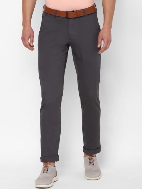 

Allen Solly Men Grey Slim Fit Trousers