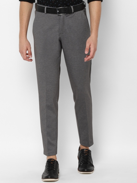 

Allen Solly Men Grey Slim Fit Trousers