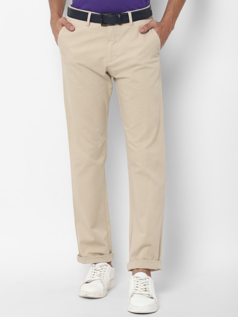 

Allen Solly Men Beige Trousers