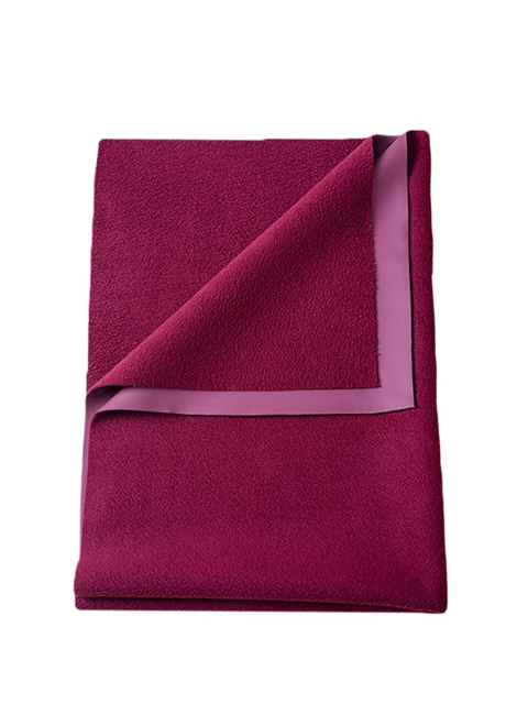

Enfance Kids Burgundy Solid Water-Resistant Mattress Protector