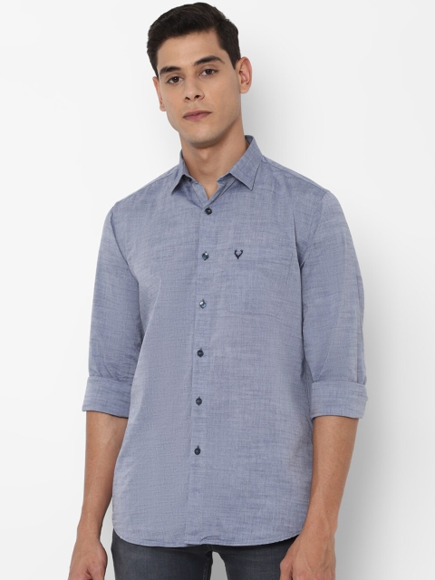 

Allen Solly Men Grey Slim Fit Casual Shirt