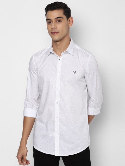 

Allen Solly Men White Slim Fit Casual Shirt