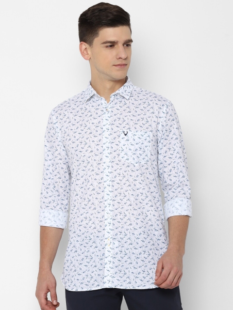 

Allen Solly Men Blue Slim Fit Floral Printed Casual Shirt