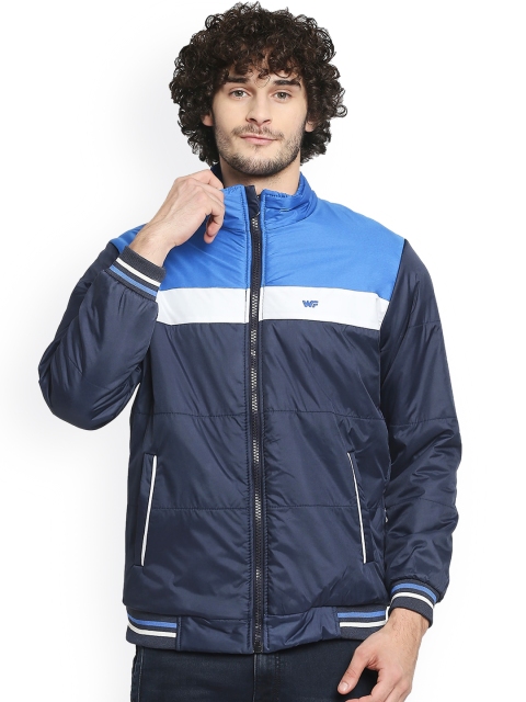 

Zeel Men Blue Lightweight Bomber Jacket