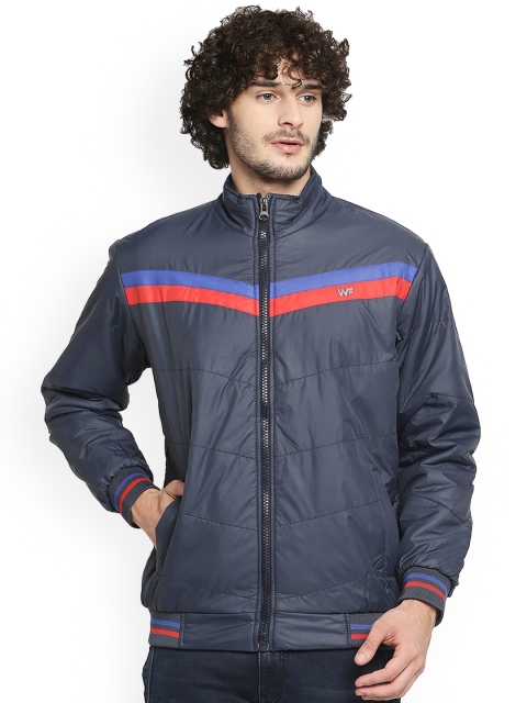 

Zeel Men Blue Lightweight Bomber Jacket