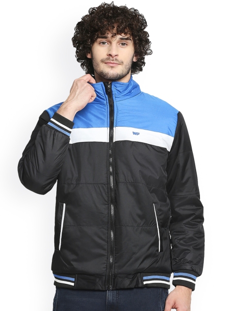 

Zeel Men Black Striped Lightweight Longline Puffer Jacket