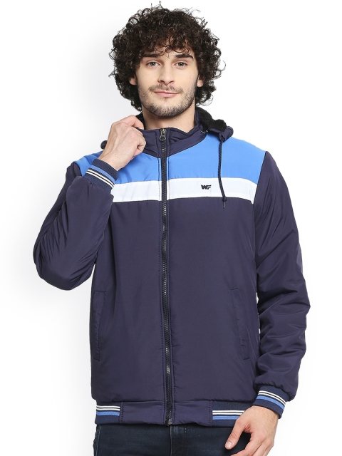 

Zeel Men Navy Blue Lightweight Longline Sporty Jacket