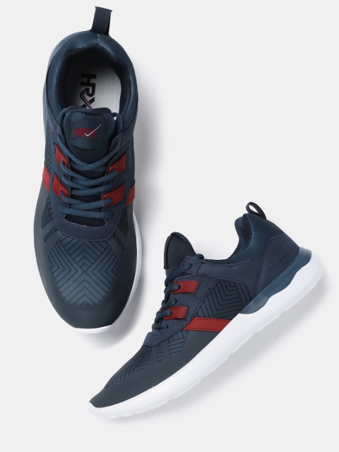 

HRX by Hrithik Roshan Men Navy Printed Training Shoes, Navy blue