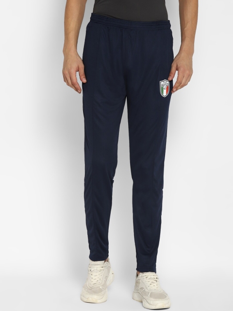 

IMT Men Blue Solid Track Pants