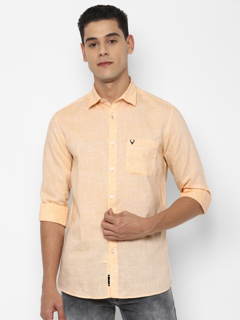 

Allen Solly Men Beige Slim Fit Casual Shirt