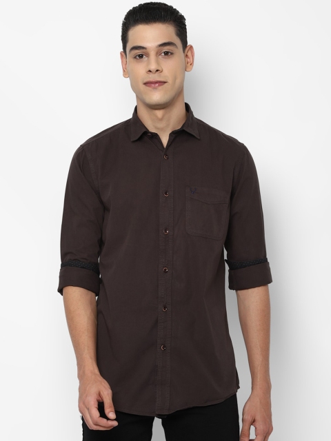

Allen Solly Men Brown Slim Fit Casual Shirt
