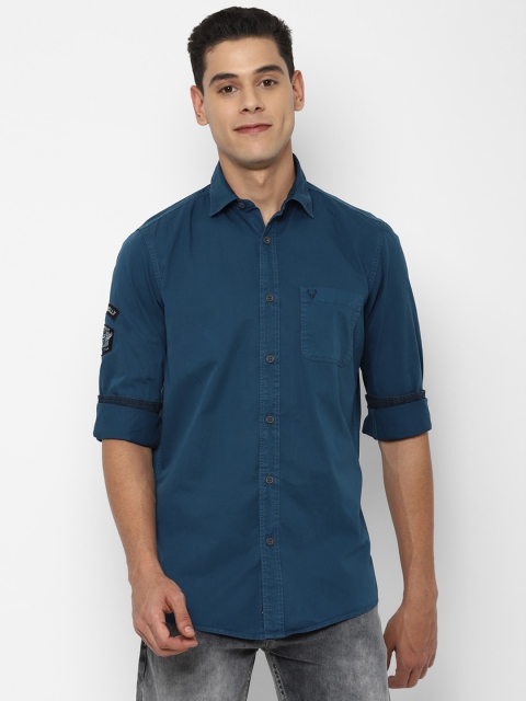 

Allen Solly Men Blue Slim Fit Casual Shirt